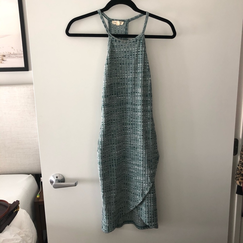 Green tulip hem dress from Urban Outfitters